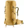 Mochila de trekking Deuter Aircontact Core 45+10 SL mulher - Savanna/Nori
