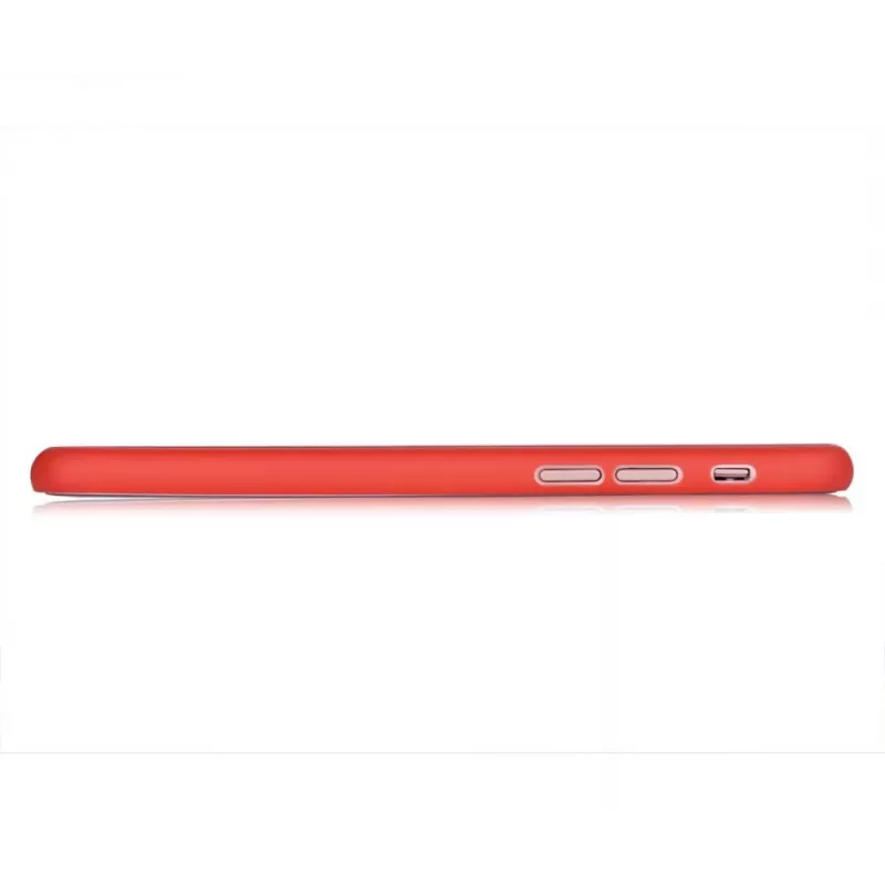 Devia Apple iPhone 6/6s Capa traseira Jelly Slim em pele vermelho-vinho