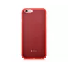 Devia Apple iPhone 6/6s Capa traseira Jelly Slim em pele vermelho-vinho
