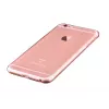 Devia Apple iPhone 6/6s Capa Traseira Naked Transparente Rosa Ouro