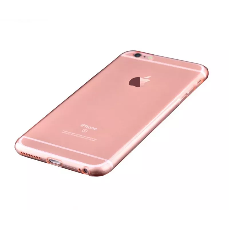 Devia Apple iPhone 6/6s Capa Traseira Naked Transparente Rosa Ouro