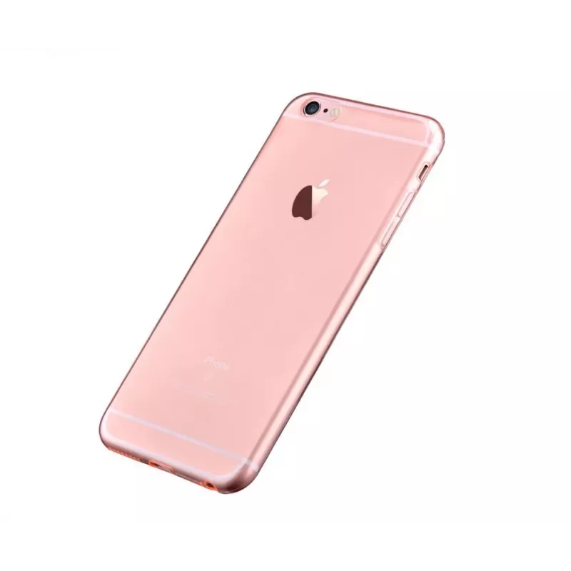 Devia Apple iPhone 6/6s Capa Traseira Naked Transparente Rosa Ouro