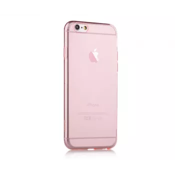 Devia Apple iPhone 6/6s Capa Traseira Naked Transparente Rosa Ouro