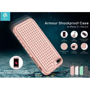 Capa Devia Armor Shockproof para Apple iPhone 7 / 8 Verde