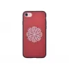 Capa Devia Flower Embroidery para Apple iPhone 7/8 Vermelho
