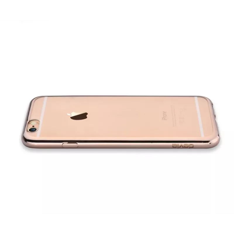 Capa Devia Glitter Soft para Apple iPhone 7/8 Dourado champanhe