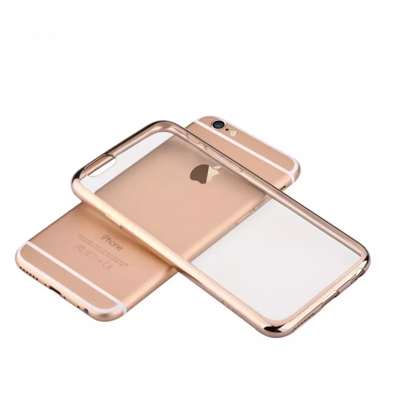 Capa Devia Glitter Soft para Apple iPhone 7/8 Dourado champanhe