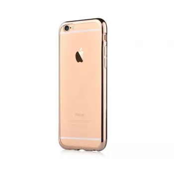 Capa Devia Glitter Soft para Apple iPhone 7/8 Dourado champanhe