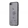Devia Apple iPhone 7 / 8 Capa traseira Lotus preto