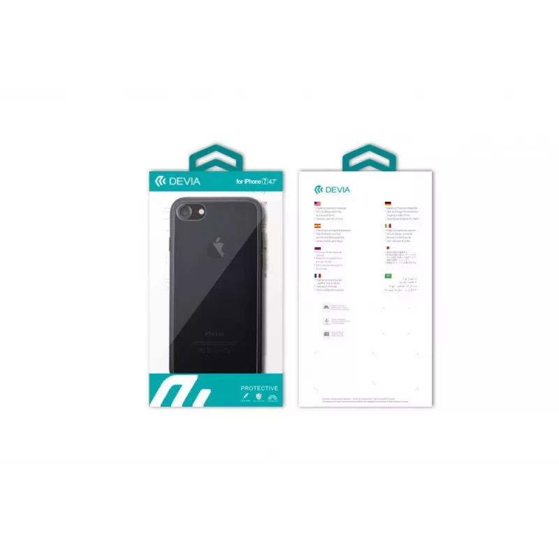 Capa protetora híbrida Devia para Apple iPhone 7 preta