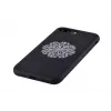 Capa com bordado floral Devia para Apple iPhone 7 Plus/8 Plus preta