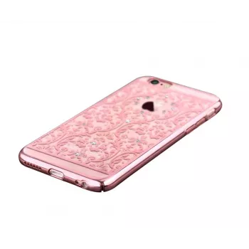Capa protetora Devia Apple iPhone 7 Plus Baroque com Swarovski rosa-ouro