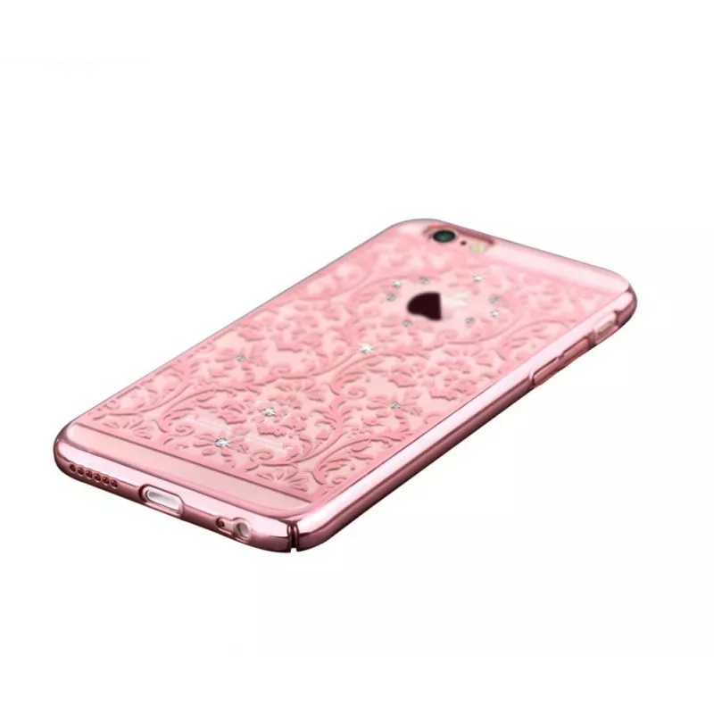Capa protetora Devia Apple iPhone 7 Plus Baroque com Swarovski rosa-ouro