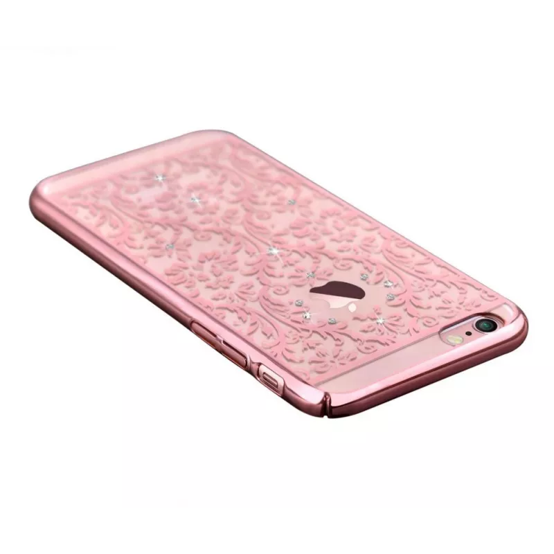 Capa protetora Devia Apple iPhone 7 Plus Baroque com Swarovski rosa-ouro