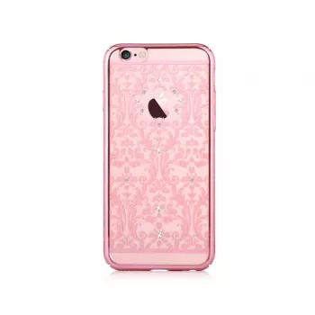 Capa protetora Devia Apple iPhone 7 Plus Baroque com Swarovski rosa-ouro