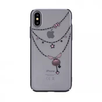 Capa rígida Devia Crystal Shell para Apple iPhone X preto
