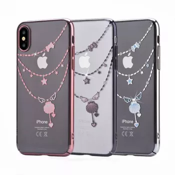 Capa Crystal Shell Devia Apple iPhone X Vermelha
