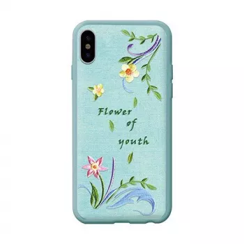 Devia Apple iPhone X Capa com Bordado Floral