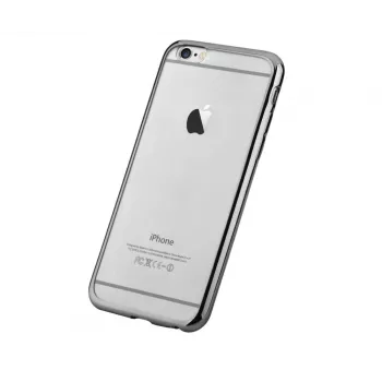 Capa macia Devia Apple iPhone X Glitter preta