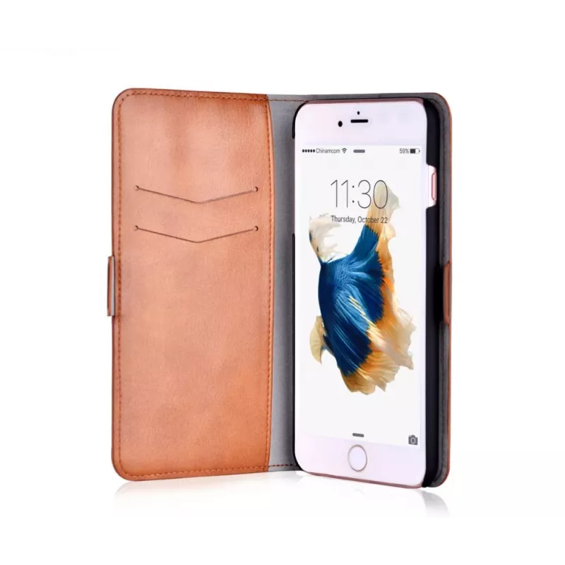 Capa 2 em 1 Devia Magic para Apple iPhone X castanha