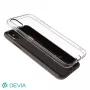 Capa de silicone anti-choque Devia para Apple iPhone X transparente Tea