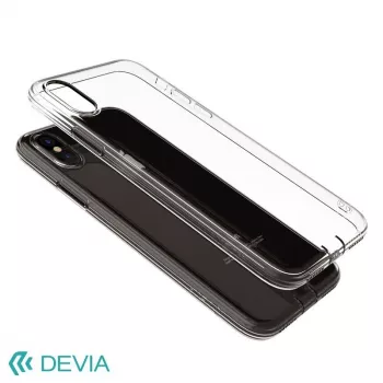 Capa macia à prova de choque Devia Apple iPhone X / XS transparente