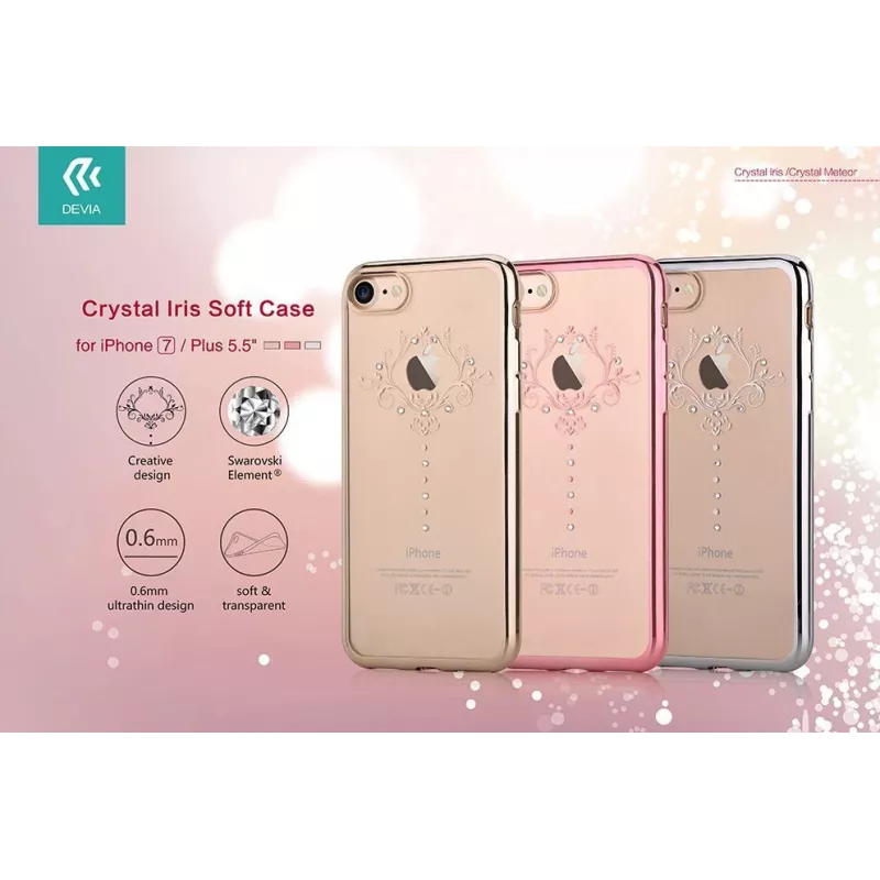 Devia Crystal Iris Capa Soft para Samsung Galaxy S8 Plus - Preto