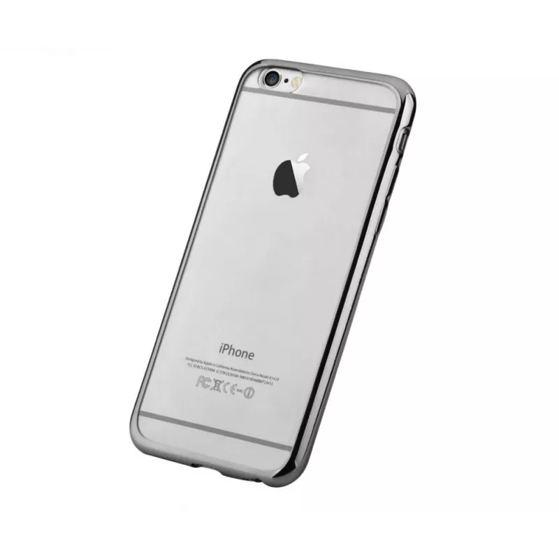 Devia Capa Glitter Soft para Apple iPhone 7 / iPhone 8 / iPhone SE (2020) / iPhone SE (2022) - Prateada