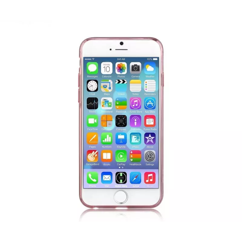 Devia capa traseira mate translúcida ultrafina Naked Series para Apple iPhone 7 / 8 - rosa-ouro