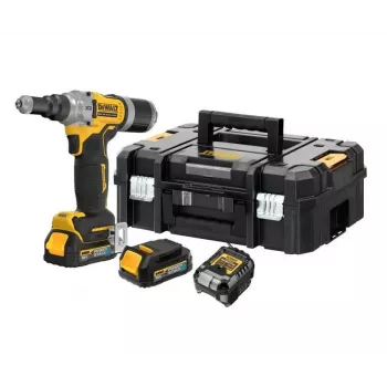 DEWALT Pistola de rebites sem fio 18V DCF414E2GT 20kN 30mm 2x1,7Ah POWERSTACK TSTAK