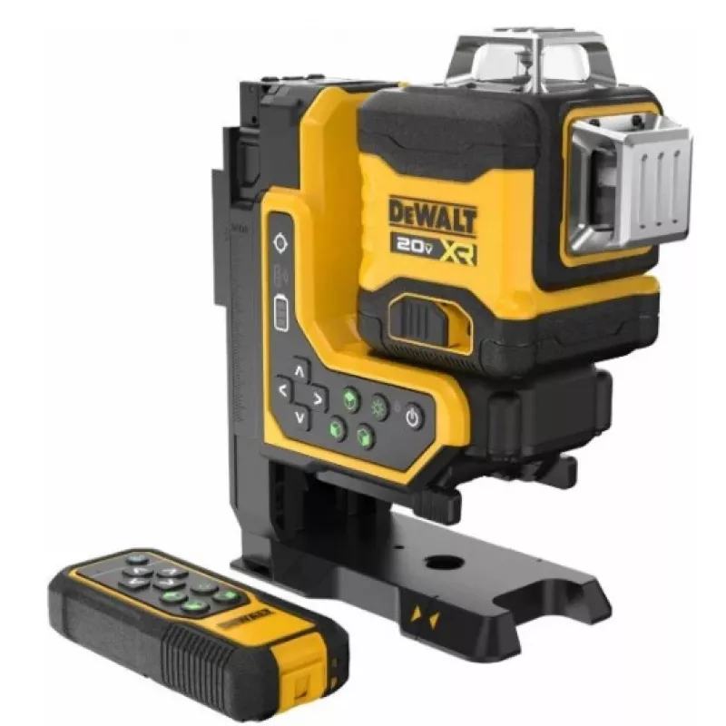 Laser DEWALT 18V XR 3x360 Green com controlo remoto