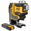 Laser DEWALT 18V XR 3x360 Green com controlo remoto
