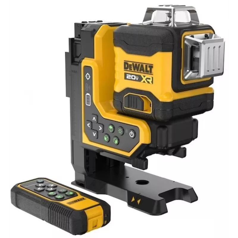 Laser DEWALT 18V XR 3x360 Green com controlo remoto