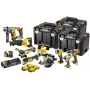 Conjunto combinado DEWALT 18V XR de 10 peças - 4x5Ah
