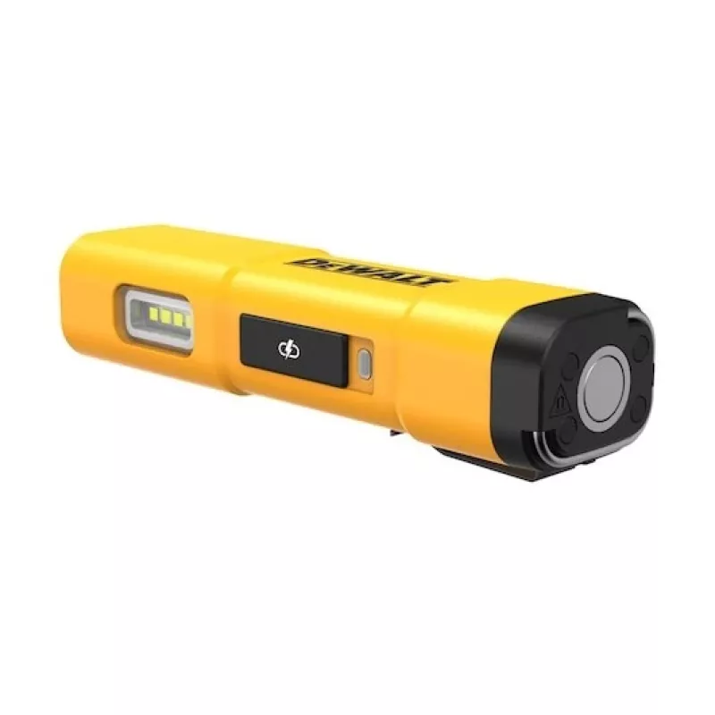 DEWALT BD-DCL183 Lanterna LED 1300 lúmenes, IPX4 resistente a salpicos, alumínio aeronáutico, preto