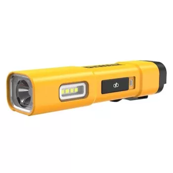 DEWALT BD-DCL183 Lanterna LED 1300 lúmenes, IPX4 resistente a salpicos, alumínio aeronáutico, preto
