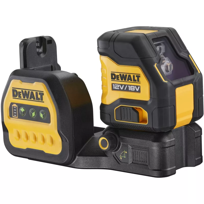 DEWALT Laser de Linhas Cruzadas DCE088NG18, 12/18V (Preto/Amarelo, sem bateria e carregador, linhas laser verdes, caixa T STAK)