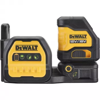 DEWALT Laser de Linhas Cruzadas DCE088NG18, 12/18V (Preto/Amarelo, sem bateria e carregador, linhas laser verdes, caixa T STAK)