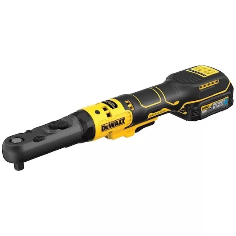Conjunto de chave de roquete de cabeça aberta sem escovas DEWALT DCF510E2G-QW 12V XR com 2 baterias de 2.0Ah, mala TSTAK