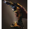 DEWALT DCF620D2-QW 18V aparafusadora a bateria sem escovas/chave de impacto 4400 RPM 2 baterias Li-Ion de 2 x 2,0Ah, carregador e TSTAK II Kitbox, preto/amarelo