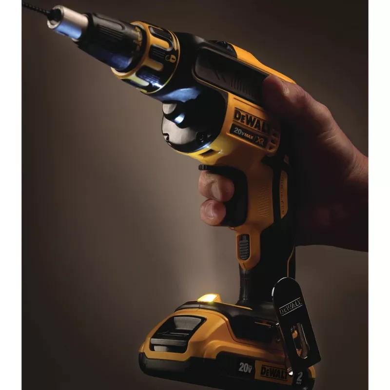 DEWALT DCF620D2-QW 18V aparafusadora a bateria sem escovas/chave de impacto 4400 RPM 2 baterias Li-Ion de 2 x 2,0Ah, carregador e TSTAK II Kitbox, preto/amarelo