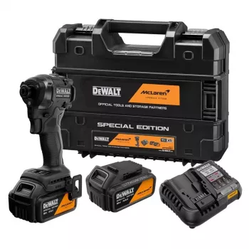 DEWALT DCF86MM2T-QW 18V XR Kit de aparafusadora de impacto sem escovas com 2 baterias 4.0Ah, carregador e mala TSTAK