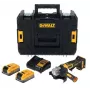 DEWALT DCG404S2T-QW Rebarbadora sem fios 18V 125mm sem escovas 2x4,0Ah baterias XR Li-Ion e carregador mala TSTAK