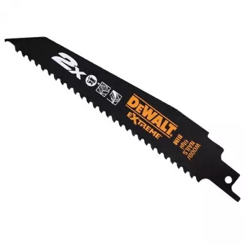 DEWALT DT2307L 228mm 6TPI Lâmina de serra sabre bimetal para madeira com pregos e metal