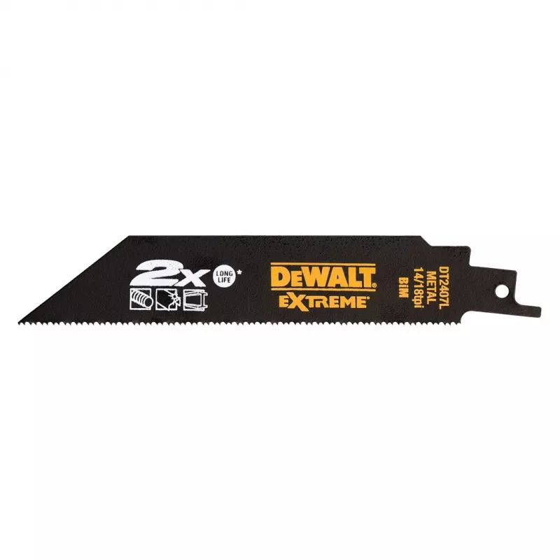 Lâmina de serra tico-tico DEWALT DT2440L-QZ XR T-Shank para madeira, 100 mm, 6 TPI, 1 unid.