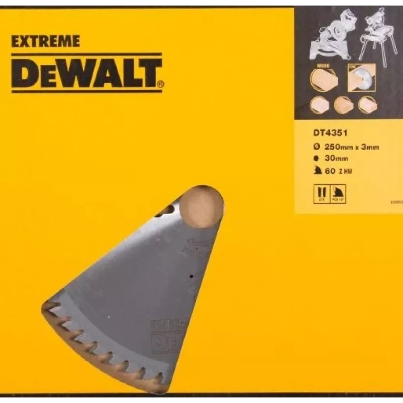Lâmina de serra circular DEWALT DT4351-QZ 1 unid.