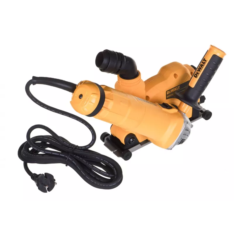Rebarbadora angular DEWALT DWE46107 125 mm com proteção de aspiração de pó 1400 W
