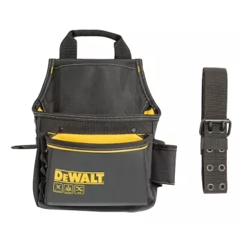 Caixa de ferramentas de lona resistente DEWALT DWST40101-1, preto/amarelo, repelente à água, abertura larga, fundo reforçado