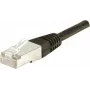 Cabo de rede DEXLAN Cat. 6A S/FTP, 10 Gbit/s, PoE++, preto, 15 m 858383