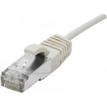 Cabo de rede ultrafino sem halogéneos Cat. 6A S/FTP (PiMF) Dexlan com proteção da patilha, cinzento, 3,0 m 858704